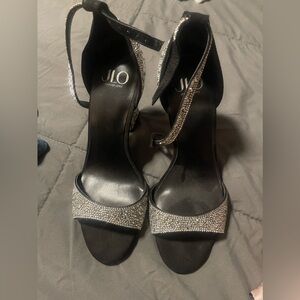Sparking JLO heels. New. Never worn.
